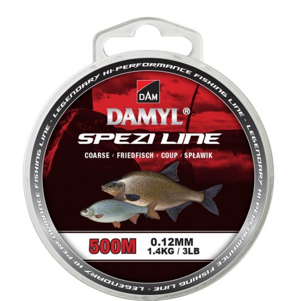 Леска монофильная DAM DAMYL Spezi Line Coarse 500M / 0.12MM / 1.4KG