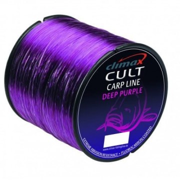 Леска монофильная Climax CULT Carpline Deep purple Mono 1/4lb(1500m) 0,28mm