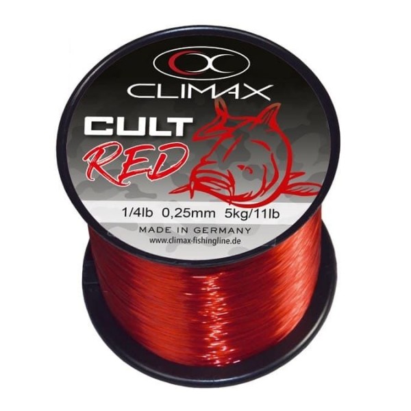 Леска монофильная Climax CULT Carpline red SB 1000m 0,22mm 4,5kg