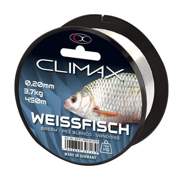 Леска монофильная Climax Species Whitefish transparent 450m 0,15mm