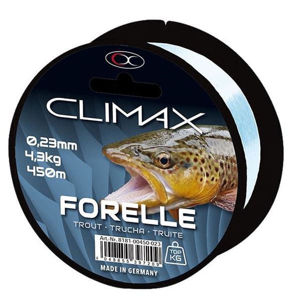 Леска монофильная Climax Species Trout light-blue 450m 0,20mm