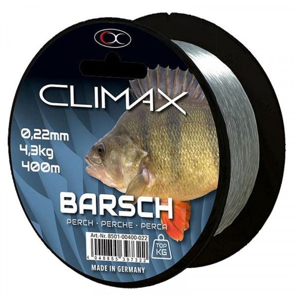 Леска монофильная Climax Species Perch l.greeen 400m 0,22mm