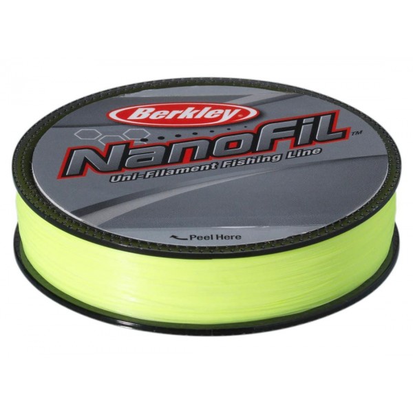 Леска Berkley Nanofil 125m CRT 0.28mm, 20.13kg, Chartreuse