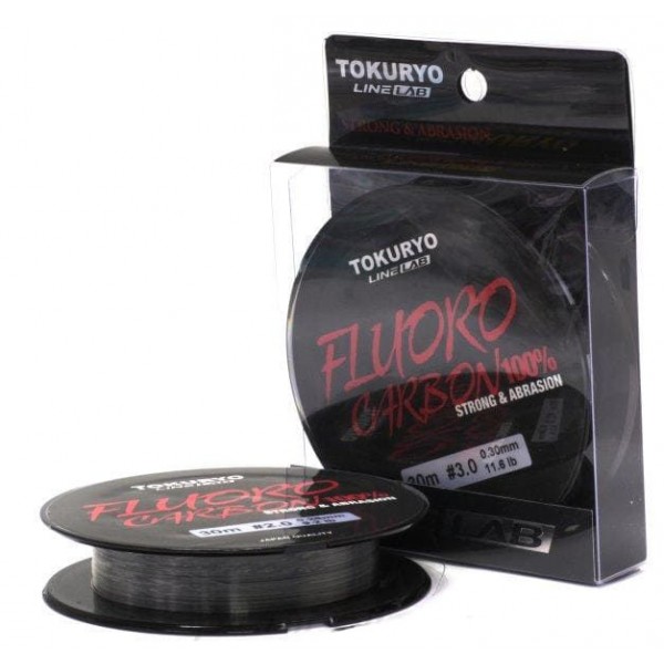 Леска флюорокарбоновая Tokuryo FluoroCarbon Clear (прозрачный) 100m 0,605мм