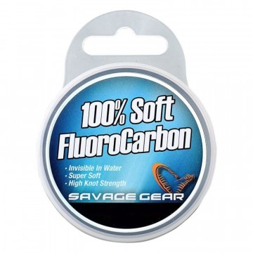 Леска флюорокарбоновая Savage Gear Soft Fluoro Carbon 0.36mm 40m 8.4kg 17LBS