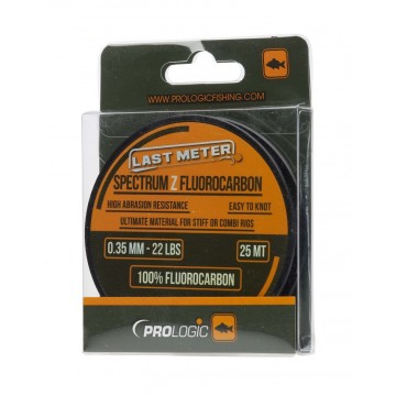 Леска флюорокарбоновая Prologic Spectrum Z Fluorocarbon 25m 0.41mm 28lbs