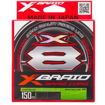 Плетенка X-BRAID BRAID CORD X8 150m 0.3PE 0.09mm