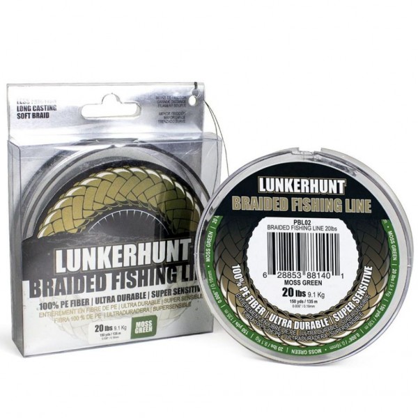 Плетенка Lunkerhunt Braided Fishing Line 0.18mm, 30 LBS, 135m