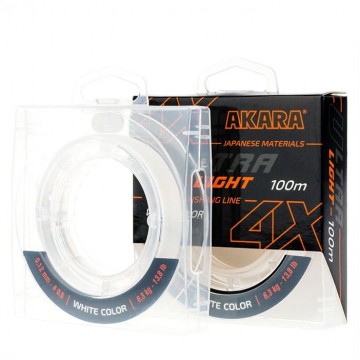 Шнур Akara Ultra Light White 100 м 0,06