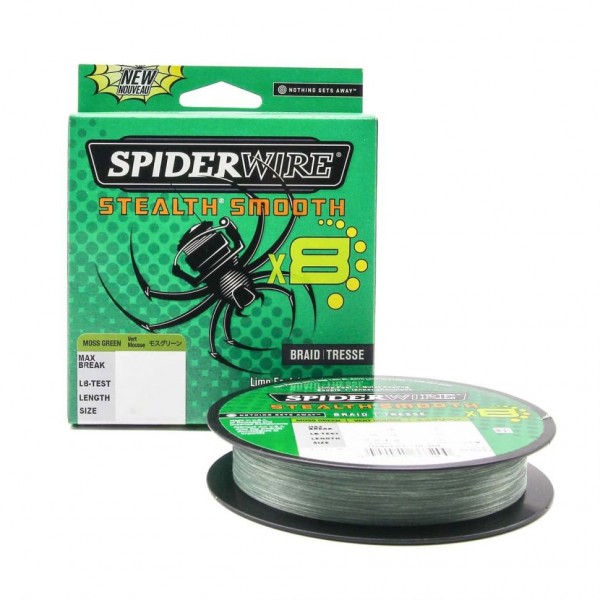 Шнур плетенный Spiderwire Stealth Smooth 8 0.07mm 150M 6.0kg Moss Green