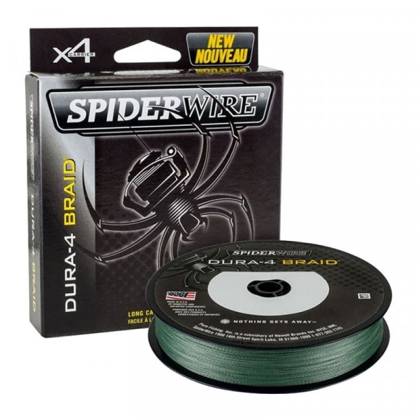 Шнур плетенный Spiderwire Dura 4 Braid 150m Moss Green 0.25MM/23.2KG