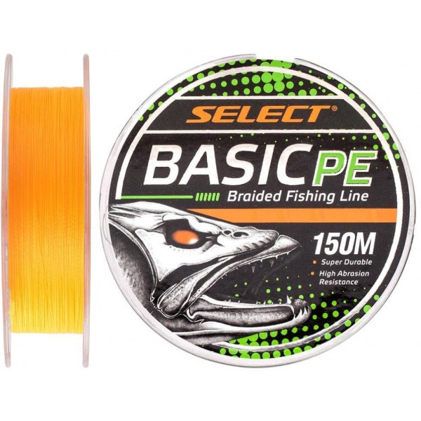 Шнур Select Basic PE 150m orange 0.06mm 6lb/3kg