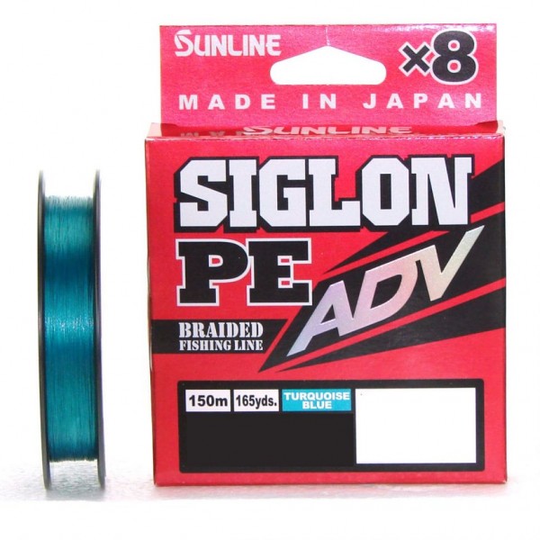 Плетеный шнур Sunline Siglon PE ADV 150m (5C) 30LB, 2.5PE, 13.6kg, Multicolor