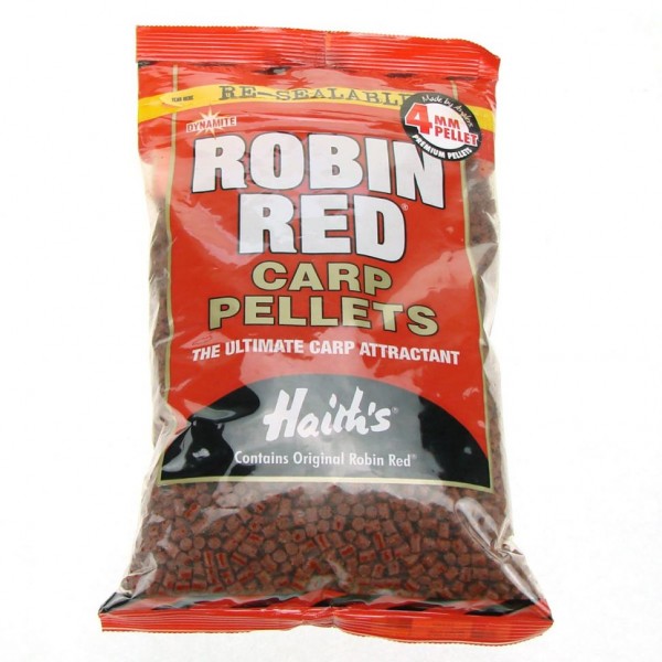 Пеллетс Dynamite Baits Carp Pellets Robin Red 900гр 12 мм. Просверленный