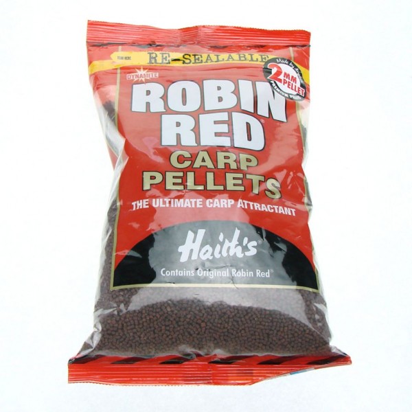 Пеллетс Dynamite Baits Carp Pellets Robin Red 900гр 12 мм. Просверленный