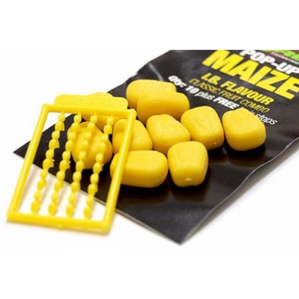 Кукуруза искуственная со стопорами Korda Maize Slow Sinking, I.B. Flavour, 10 pcs