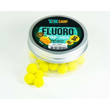 Бойлы плавающие TEXX Carp Fluoro Pop-Ups 12mm, Cheese, Yellow 40 pcs