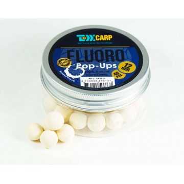 Бойлы плавающие TEXX Carp Fluoro Pop-Ups 12mm, Scopex Cream, White, 40 pcs