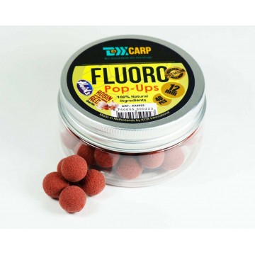 Бойлы плавающие TEXX Carp Fluoro Pop-Ups 12mm, Robin Red-Garlic, 40 pcs