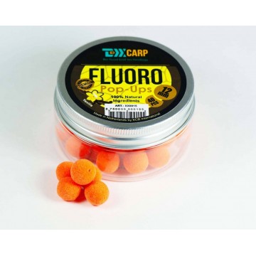 Бойлы плавающие TEXX Carp Fluoro Pop-Ups 12mm, Vanilla, Orange, 40 pcs