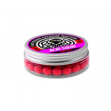 Бойлы плавающие FFEM Pop-Up Acid Squid 10mm pink 55шт.