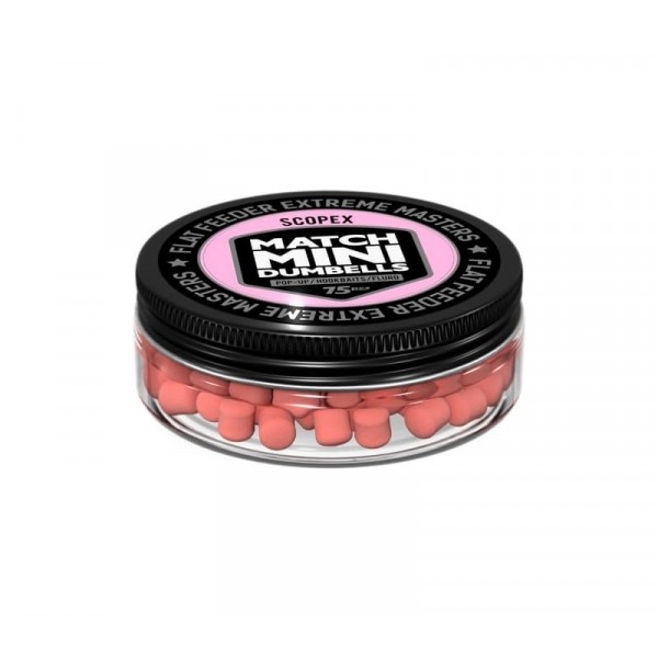 Бойлы плавающие FFEM Pop-Up Match Mini Scopex 7x10mm pink 75шт.