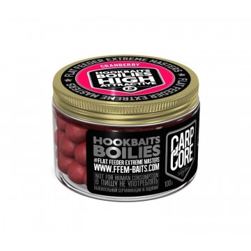 Бойлы насадочные FFEM Hookbaits Boilies Cranberry N-Butyric 13mm