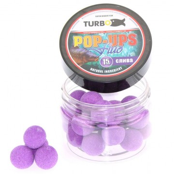 Поп-апы TURBO 15mm фиолетовый, Слива - 20 шт