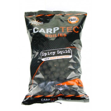 Бойлы тонущие Dynamite Baits CarpTec 1 кг. 15 мм Spicy Squid