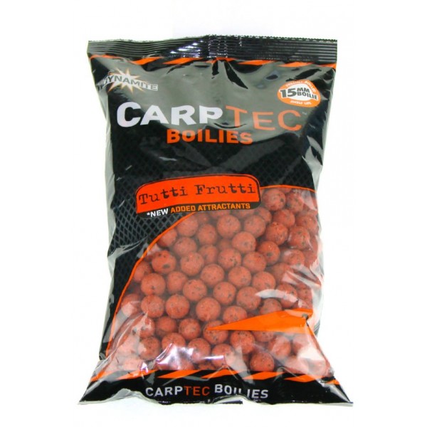 Бойлы тонущие Dynamite Baits CarpTec 1 кг. 15 мм Tutti Frutti