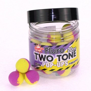 Бойлы плавающие DYNAMITE BAITS Two Tone 20мм Plum & Pineapple