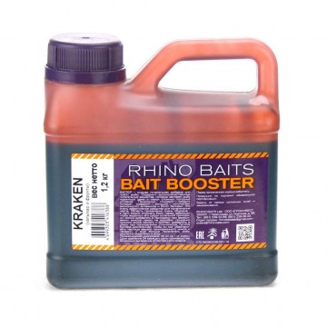 Жидкое питание Rhino Baits Bait Booster Liquid Food Kraken (кальмар и фрукты), 1,2л