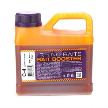 Жидкое питание Rhino Baits Bait Booster Liquid Food C-4 (цитрус и рыба), 1,2л