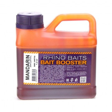 Жидкое питание Rhino Baits Bait Booster Liquid Food Mandarin (мандарин), 1,2л, NEW