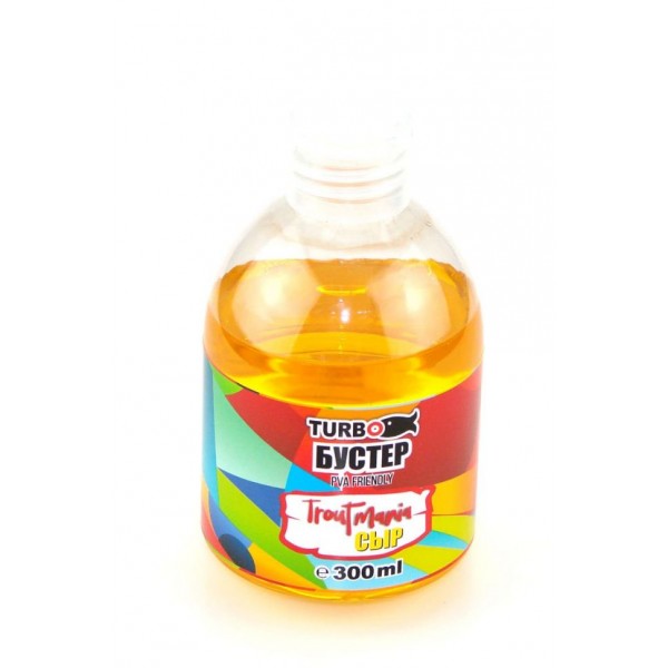 Бустер TURBO Trout Mania Сыр (PVA Friendly) 300 мл
