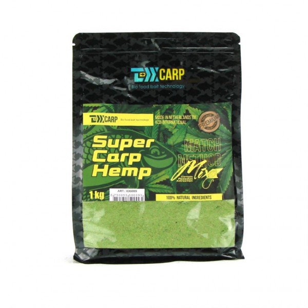 Методная прикормка TEXX Carp Method Mix 1kg Super Carp Hemp