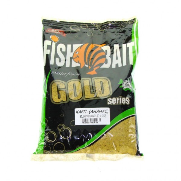 Прикормка Fish Bait Gold 1кг Карп Ананас