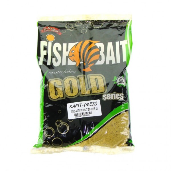 Прикормка Fish Bait Gold 1кг Карп Мед