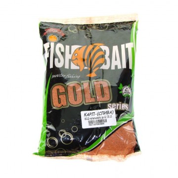 Прикормка Fish Bait Gold 1кг Карп Слива