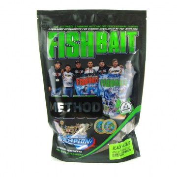 Прикормка Fish Bait Metod 1кг Black Hallibut