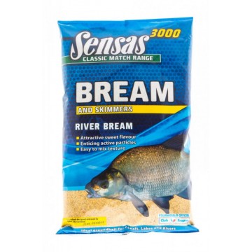 Прикормка Sensas 3000 RIVER BREAM 1кг 