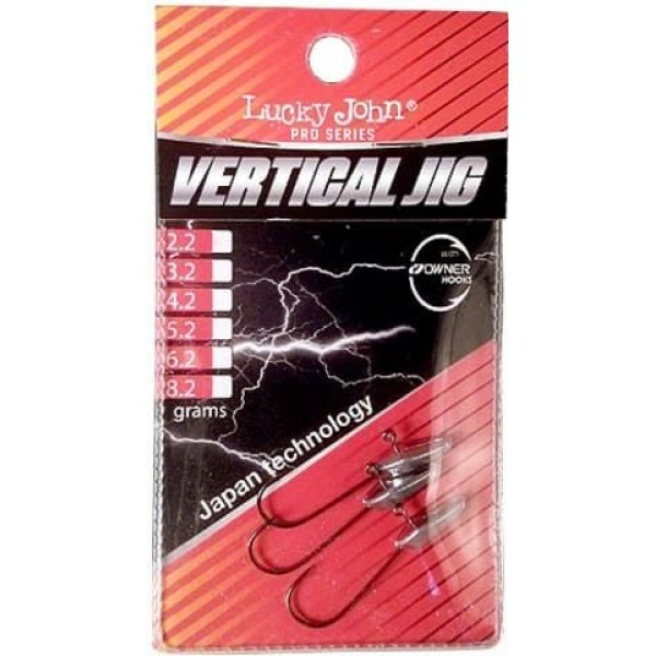 Джиг-головки Lucky John VERTICAL JIG 6,2гр., 3шт.