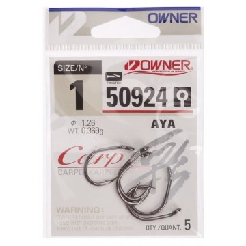 Крючок OWNER №50924 С-4 №1 (5шт.) CARP