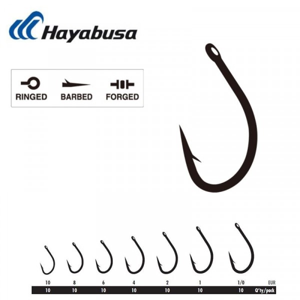 Крючки карповые Hayabusa H.BIL288 NRB 4 10pcs