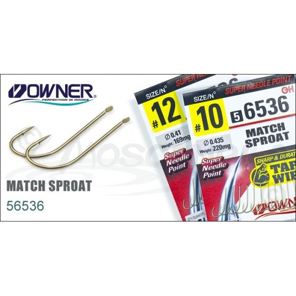 Крючок Owner Match Sproat 56536 22, 16 pcs