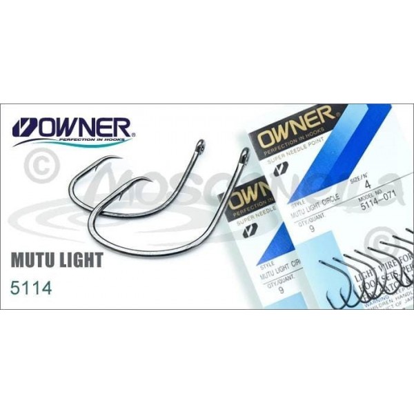 Крючок OWNER 5114 Mutu Light BC №10 (11шт.)