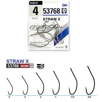 Крючок OWNER 53768 Straw X №2 (8 шт) Крючок OWNER 53768 Straw X №2 (8 шт)