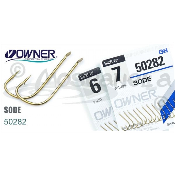 Крючки Owner 50282 Sode №8 (18шт)