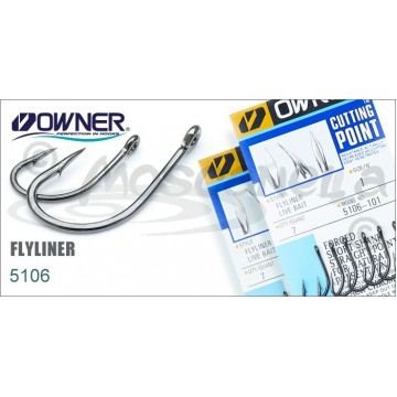 Крючки Owner 5106 Flyliner Live Bait №4 BC (8 шт.)