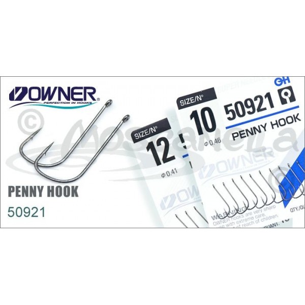 Крючки Owner 50921 Penny Hook №16 (11шт)